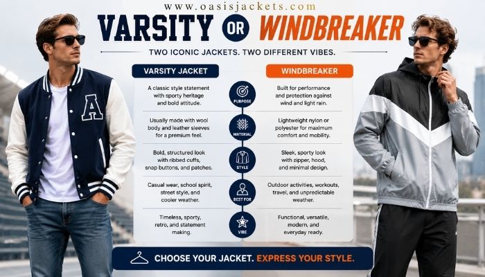 Varsity or Windbreaker? What Works Best Varsity Jackets Suppliers