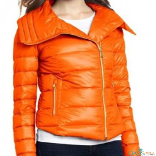 Bright Orange Down Jacket