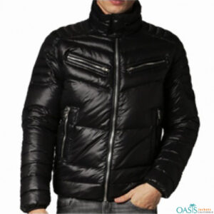 Captivating Black Down Jacket