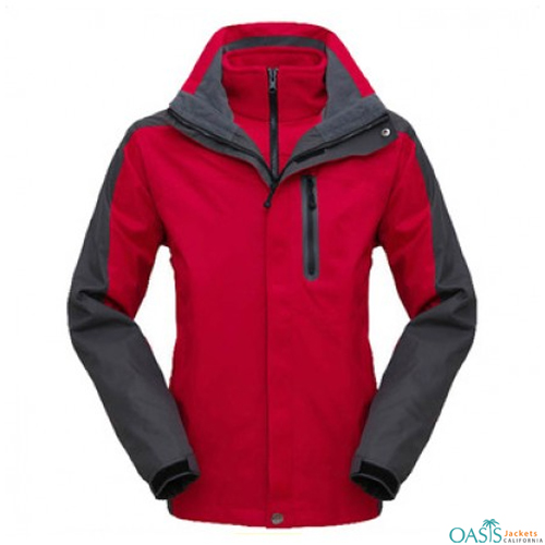 Cherry Red 3 in 1 Jacket