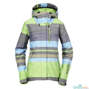 Colored Stripes Ski Jacket