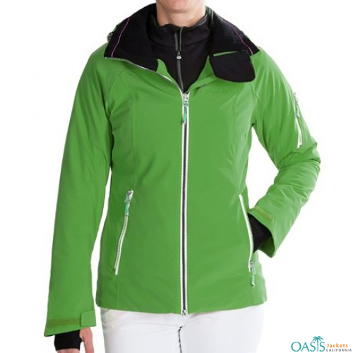 Fluorescent Green Ski Jacket