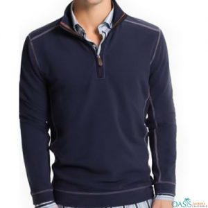Navy blue full sleeve sweatshirt