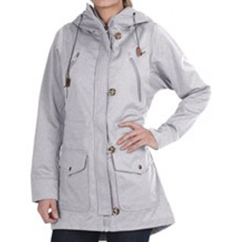 Powder Blue Heather Rain Jacket Manufacturer