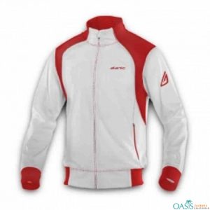 RED AND WHITE SPORTS JACKET