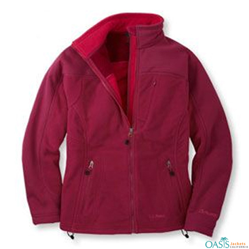 Radiant Red Polar Fleece Jacket