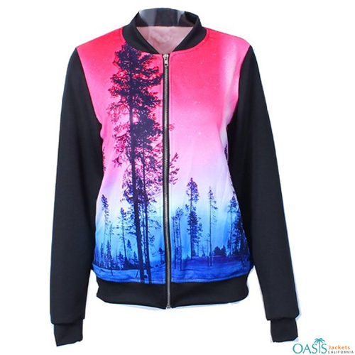 Rainbow Turtleneck Sublimated Jacket