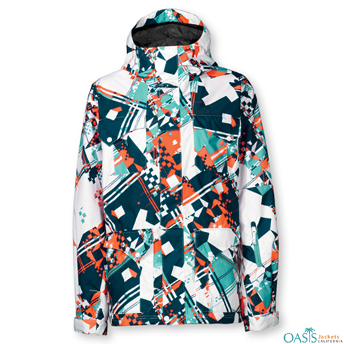Shade & Checkered Ski Jacket