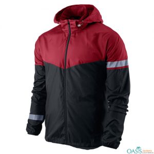Two Tone Black Running Jacket Suppliers