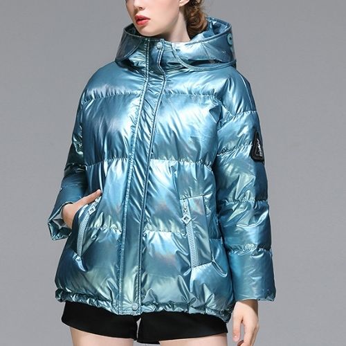 aqua blue jacket for women supplier