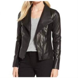 Wholesale Beautiful Black Leather Jacket