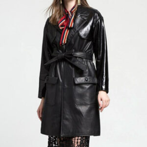 Black Comfy Trench Coat Manufacturer