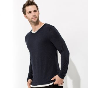 Black Long Sleeve Crewneck Sweatshirt