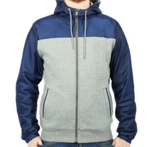 Blue and Grey Heather Rain Jackets