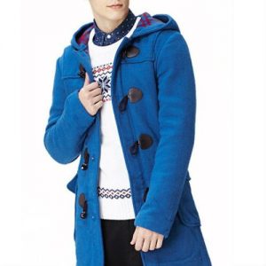 Wholesale Blue Unisex Windbreaker Jacket