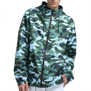 Wholesale Camouflage Print Windbreaker Jacket Manufacturer