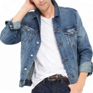 Wholesale Classic Rugged Men’s Denim Jacket