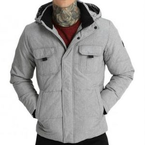Wholesale Classy Gray Down Jacket