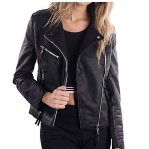 Wholesale Fabulous Black Leather Jacket Manufacturer