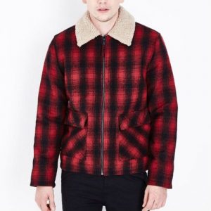 Wholesale Fur Collared Boys Flannel Jacket