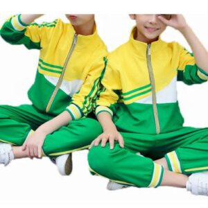 Wholesale Green and Yellow Track Jacket