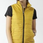 Light Yellow Sleeveless Jacket Wholesale