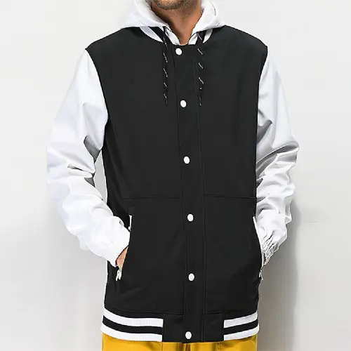 Wholesale Mens Varsity Jacket With Hood Manufacturer In USA, UK