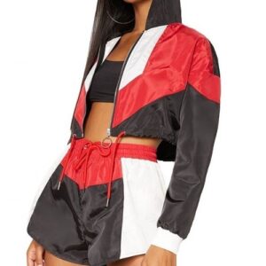 multi colour satin bomber jacket supplier