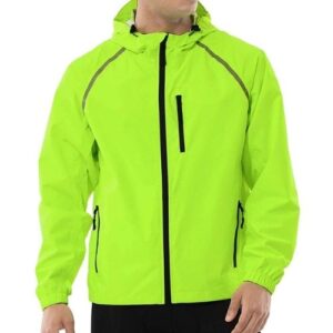 neon green running jacket suppliers