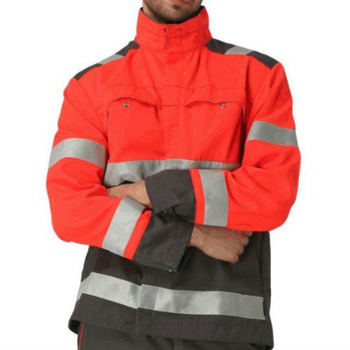 wholesale orange fireman safety jacket manufacturer
