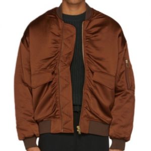 wholesale striking brown quilted jacket