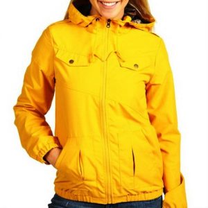 Wind Breaker Yellow Quilted Jacket