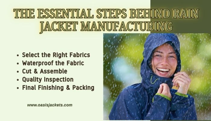 From Fabric to Finish: How Rain Jackets Are Created wholesale rain jackets supplier