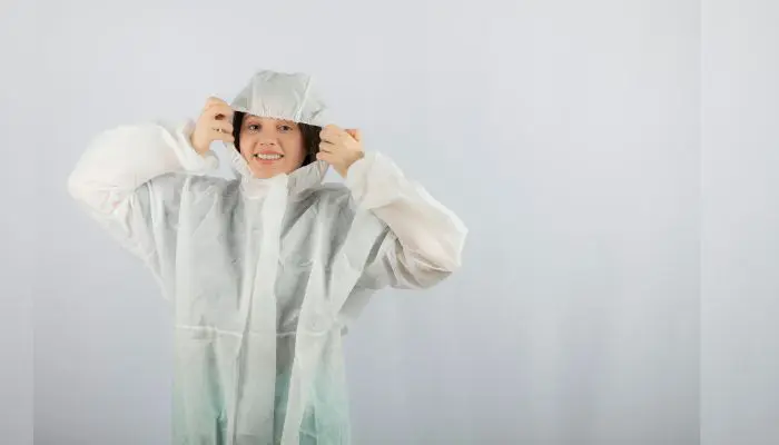 Edgy Grey Rain Jacket rain coat supplier