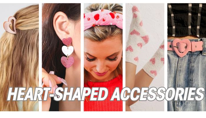 valentine day special heart shaped accessories