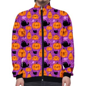 Custom High Quality Halloween Fleece Jacket Manufacturer