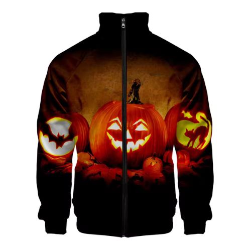Halloween 3D Printed Plus Size Jacket Manufacturer in USA, UK