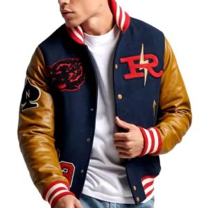men plain vintage basketball jackets manufacturer