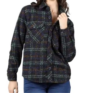 Oversized Plaid Button-Up Shacket Manufacturers