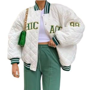 Women Embroidered Loose Bomber Jacket Manufacturer
