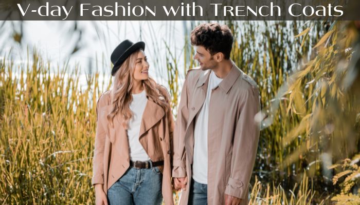 Valentine's Day Fashion with Trench Coats V-day trench coats wholesaler