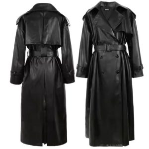 long leather trench coat suppliers