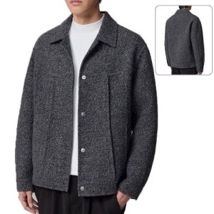 plus size boucle shacket wholesale