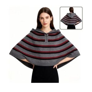 medium length knitted hooded shrug suppliers