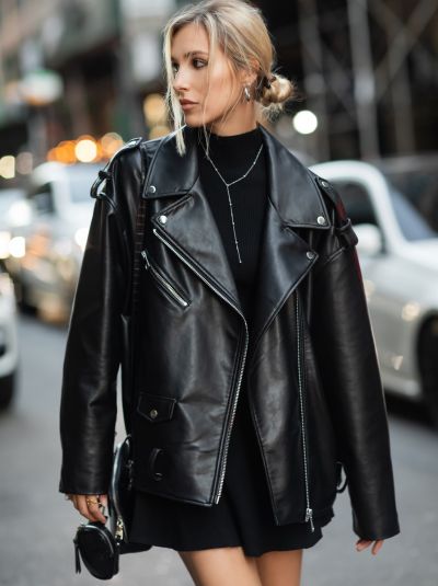 oversized leather jackets vendors