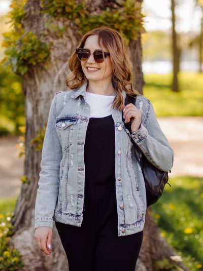 bulk classic denim utility jacket supplier