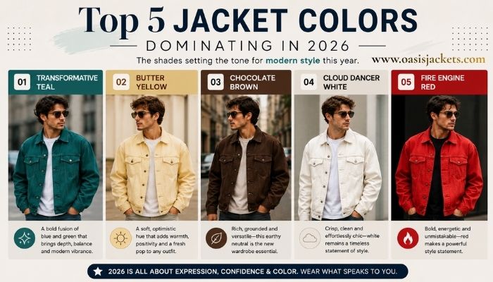 Jacket Color Trends 2026: Top 5 Standout Shades