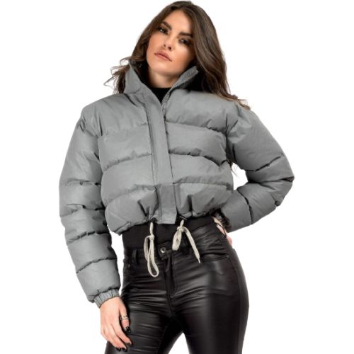 cropped bubble puffer jacket manufacturer
