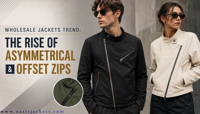 Why Offset Zips Are Dominating Wholesale Jackets Today bulk jacket manufacturer
